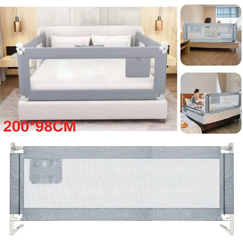 200cm Folding Child Toddler Bed Rail Safety Protection Guard UK 1
