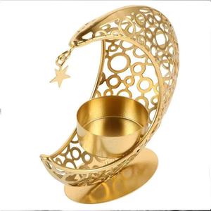 Creative Hollow Moon Shaped Candle Holder, 1 Count Artwork Decor Ornament, Fragrance Candle Holder, Best Gift for Friend