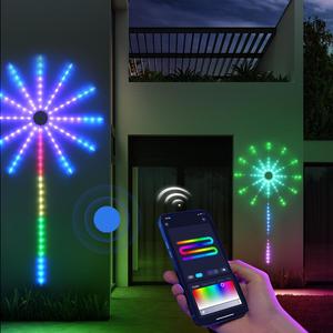 Christmas LED String Light, USB Rechargeable LED Light String, APP Control Waterproof LED Light, Decorative Light for Home Garden Party Wedding