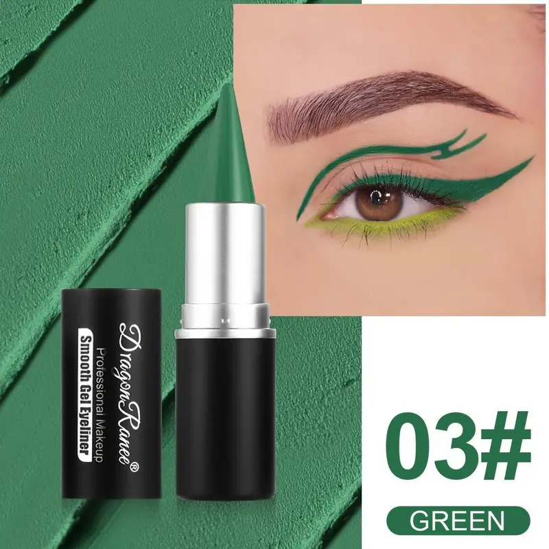 Waterproof Eyeliner Pencil, Quick Drying, Sweat Resistant - Durable, Long-Lasting Cream Eyeliner for Novice, Holiday Makeup 6