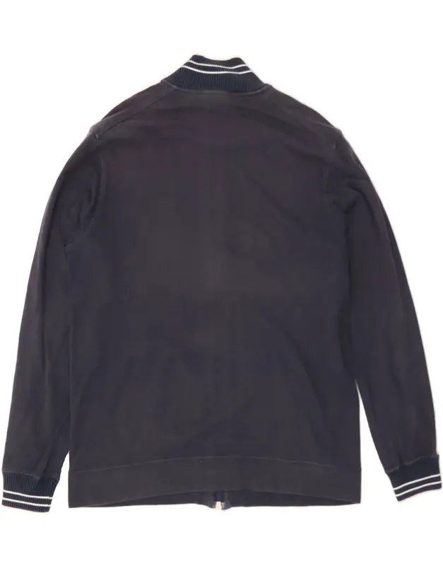 Pre-Owned Vintage CHAMPION Mens Tracksuit Top Jacket Large Navy Blue Colourblock Cotton 2