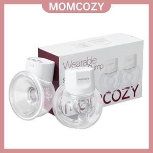Momcozy Wearable Breast Pump S12 Pro, Double Hands-Free Pump with Comfortable Double-Sealed Flange, 3 Modes & 9 Levels Electric Breast Pump, Smart Display, 24mm (1, White)