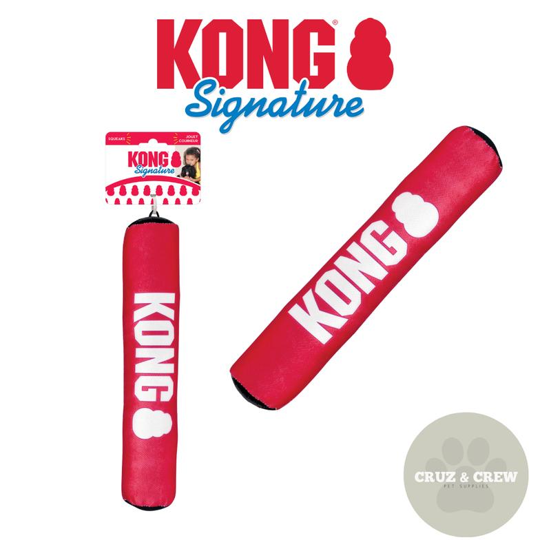 KONG Signature Stick - Squeaking, Crinkling & Honking Dog Toy 0