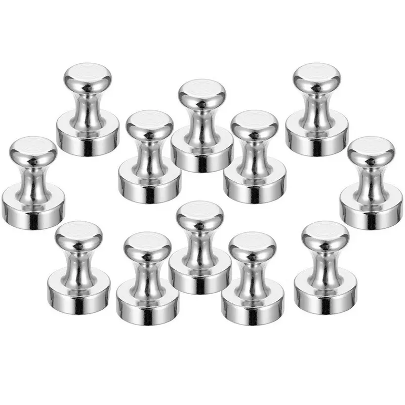 Magnetic Pins Neodymium Magnets Pin Board Magnet For Board Cone Magnets Super Strong Fridge Magnets For Home Storage Tool Decor 10Pcs 6