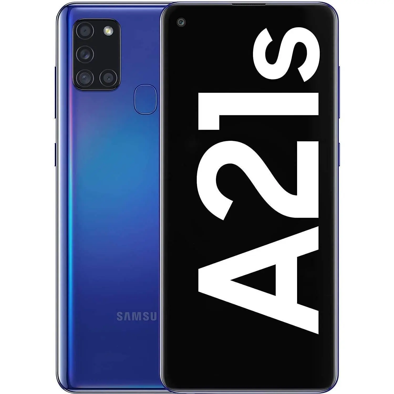 Samsung Galaxy A21s SM-A217F 32GB 48MP Smartphone Mobile Blue Unlocked GOOD REFURBISHED