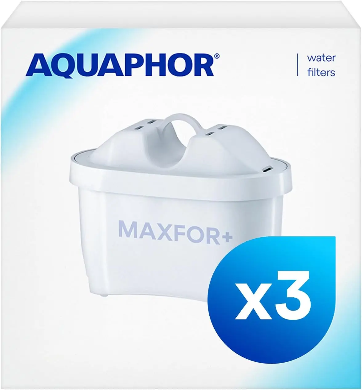 AQUAPHOR Maxfor+ Replacement Filter Cartridge Pack of 3