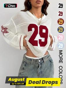 Women's Colorblock Figure Pattern Hollow Out Longsleeves Sweater, Breathable Casual Street Retro Fashion Long Sleeve Pullover for Daily Wear, Ladies Knitwear for Summer, Knitting Womenswear