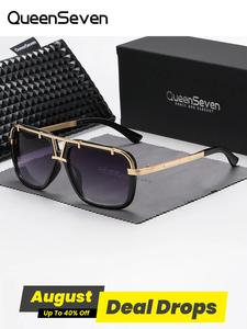 Unisex Simple Style Sunglasses, Trendy Casual Sunglasses for Travel & Daliy Use, Fashion Accessories for Outdoor Activities, Classic Sun Glasses