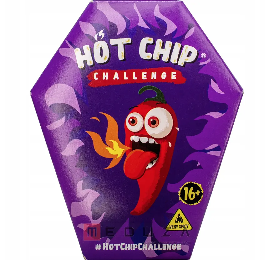 Hot Chip Challenge World's Hottest Chip Crunchy Crispy Snack