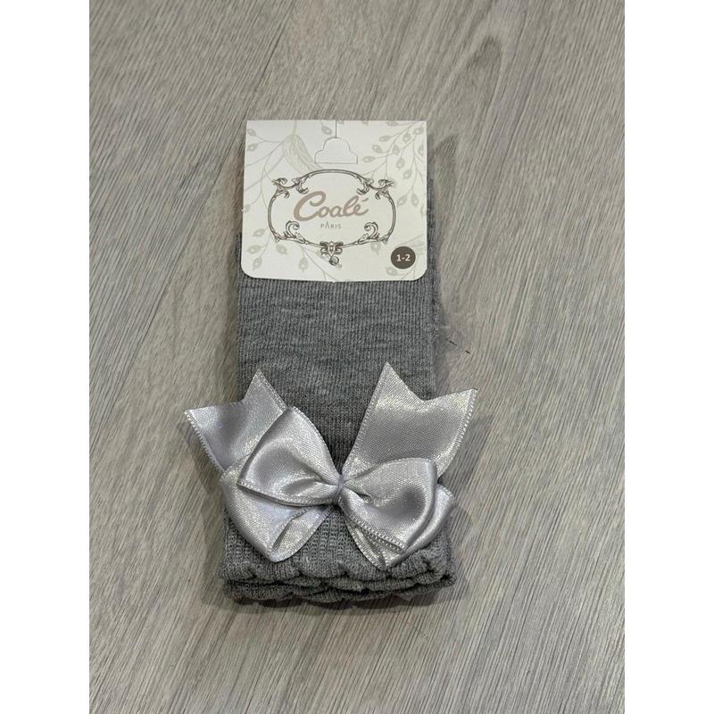 Girls Knee High Bow Socks (Multiple Colours) childrens  clothes 4