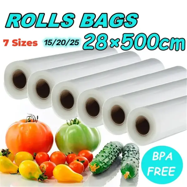 Vacuum Food Sealer Bags - Freshness Storage Solution for Kitchen Accessories