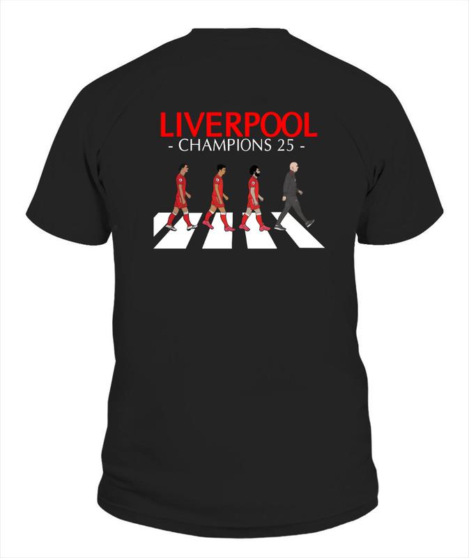 Liverpool FC 2025 League Champions (Back Print Version) T-Shirt, Unisex 100% Cotton Short Sleeve, Football Fan Gift Liverpool Players Tee, Top Streetwear 5