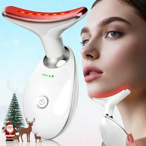 Facial and Neck Massager Tool, Suitable for Neck Facial Leg Massaging, Heating Facial Beauty Massager Gift for Women Mother, Winter Gift, Valentine's Day Gift, Christmas Gift