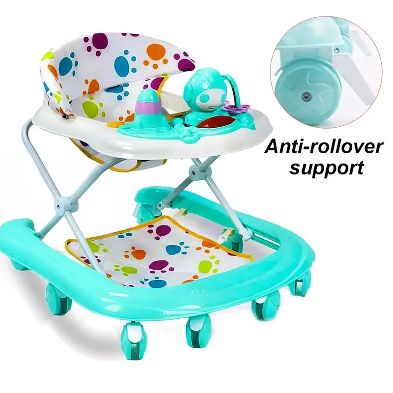 Baby Walker Bouncer First Steps Push Along Activity Music Ride On Car Melody 7