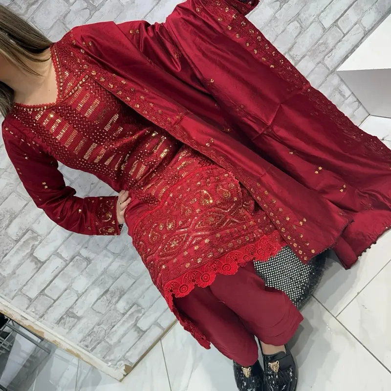 Three piece khaadi material suits on offer specifically for summer Clothes Asian 2