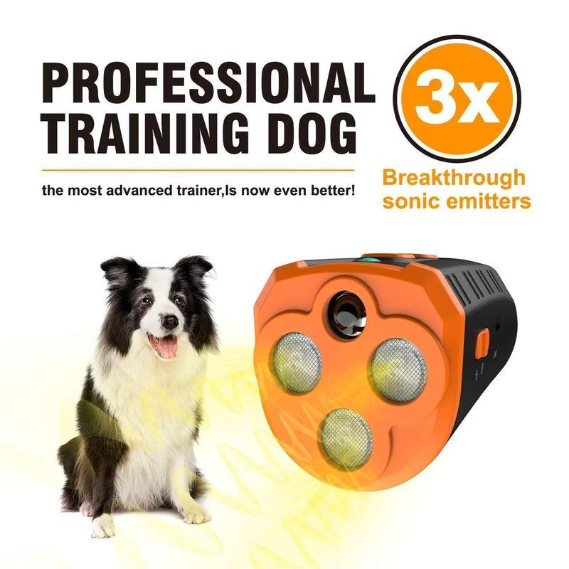 Dog Bark Deterrent Device Stops BadBehavior -No need yell or swat, Just point toa dog, Hit the button -Long-range ultrasonicanti bark tool 4