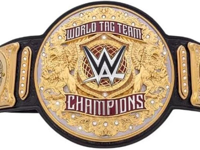 World Tag Team Championship Replica Title Belt, World Heavyweight Wrestling Championship Belt 4mm 0