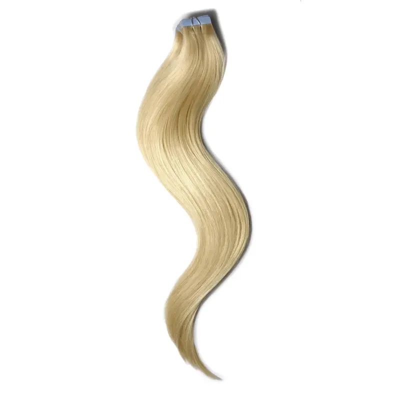Light Ash Blonde (#22) Tape In Hair Extensions 0