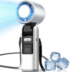 Multifunction Portable Handheld Turbo Fan, 5 Gear Wind Hand Fan with Air Turbo Tech Cooling Fan for Outdoor Activities, Travel, Working, Portable Mini Fan, USB Fan, Rechargeable Fan