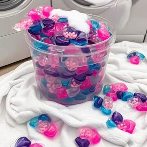 5 in 1 Laundry Beads, 1.2L Long Lasting Fragrance Laundry Beads, Household Laundry Detergent Beads for Home Dormitory Laundry Room, Laundry Clean Pods