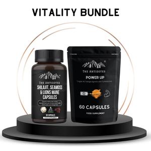 The Antidotes Strength & Vitality Bundle | Power Up & Seamoss Capsules |