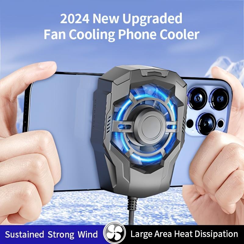 1pc F18 Strong Wind Cooling Fans - Gaming Cell Phone Radiator with Surperwind, USB Plug-in, Silent Operation for Enhanced Gaming Experience, Portable Peripheral Air-cooled Mobile Phone Cooler 7