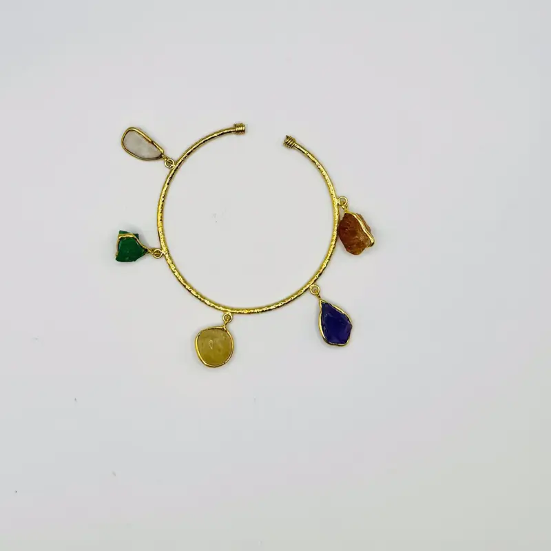 Memeebeau Daisy Stone Bracelet with Stone Detail for Women 6