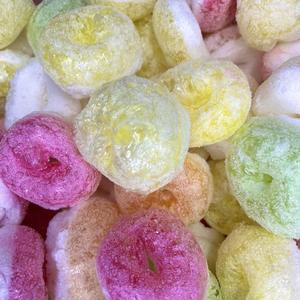 Fizzy Rainbow Rings - Freeze Dried Sweets - Halal