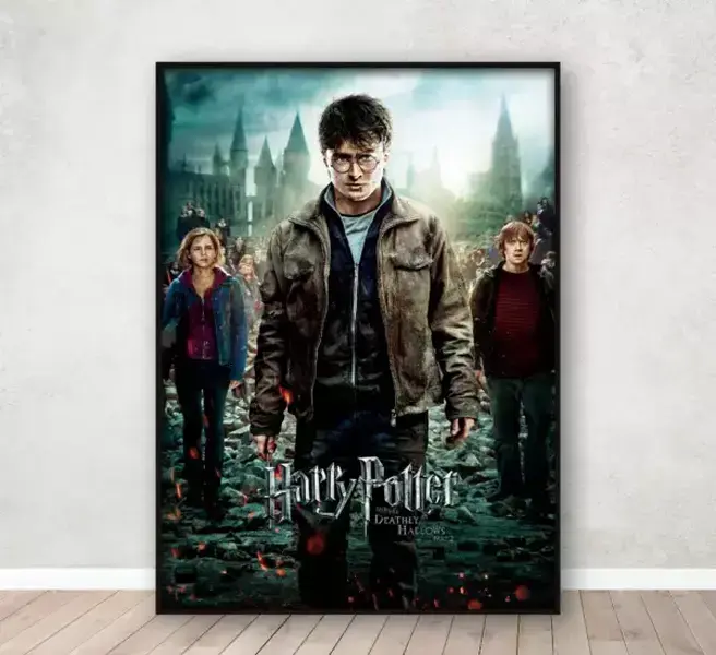 Harry Potter and the Deathly Hallows Part Two Movie Poster Print Wall Art #830 0
