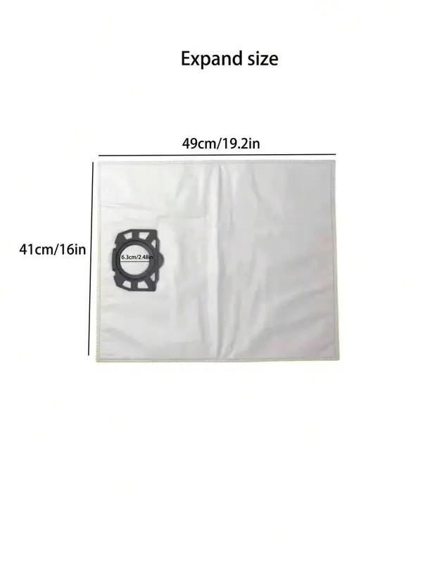 1/5/10pcs Karcher WD4 Vacuum Cleaner Dust Bags Filter Bags Sweeper Accessories,Tool Accessories 1