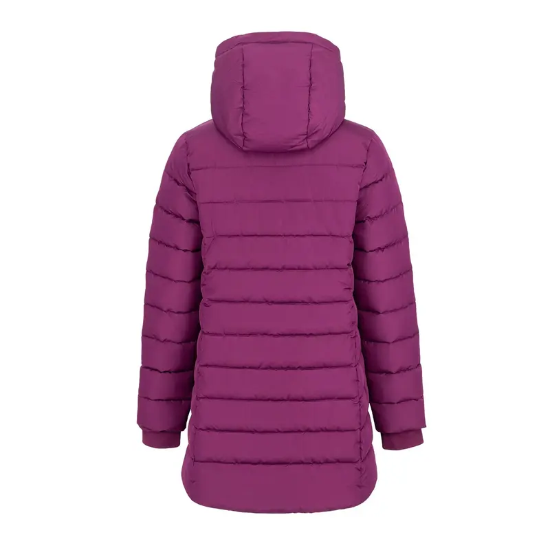 Slazenger Womens Mid Length Padded Jacket Outerwear Puffer Heavyweight Hooded 8