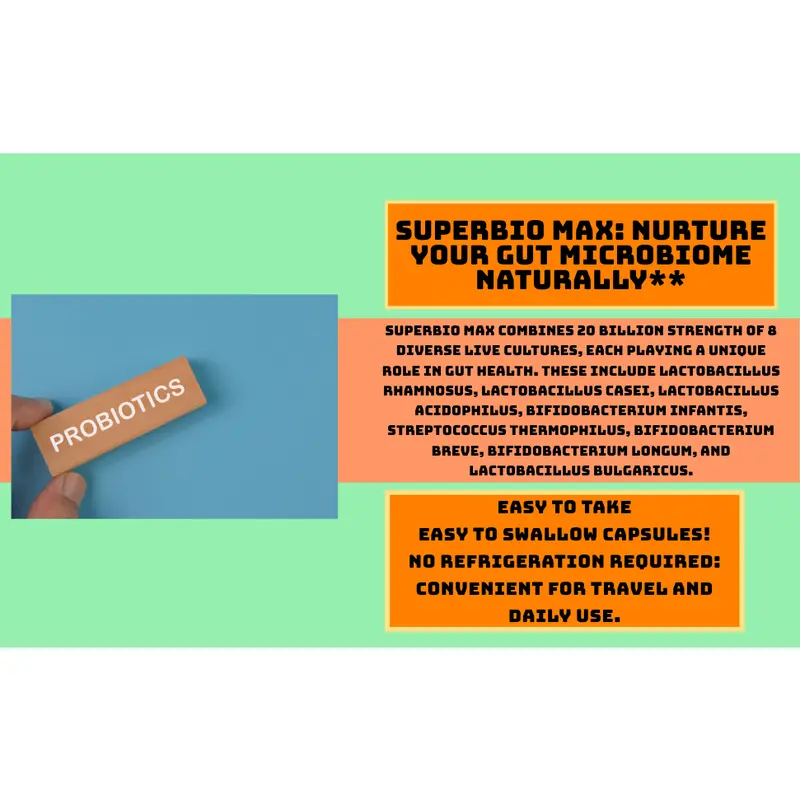 SuperBio Max - Vegan Gut & Immune Power! 💪🛡️ #ProbioticMax 7