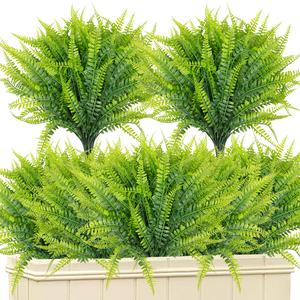 Artificial Boston Fern Plant, 22pcs/set Faux Plant, Decorative Plant for Home Garden Party Wedding Balcony, Home Decor Supplies, Home Essentials, Artificial Outdoor Plants, Garden Decorations, Decoration Items
