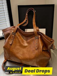 Women's Elegant Solid Color Tote Bag, Fashionable Large Capacity Star Detail Shoulder Bag for Daily Used, Casual Trendy Versatile Commuter Messenger Bag