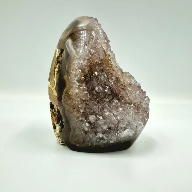 Amethyst Lace Agate Flame from Brazil - 181g 6