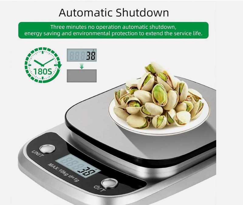 10KG Kitchen Scales Digital Electronic LCD Cooking Baking Food Weighing Scale UK 2