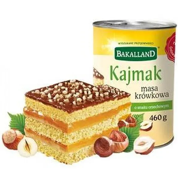6x Delecta / Bakalland Kajmak Orzechowym 400g 0