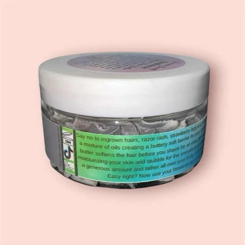Explorer Whipped Shave Butter - skincare - shower whip - strawberry legs - ingrown hairs - razor bumps - perfect shave foaming 80g soap 2
