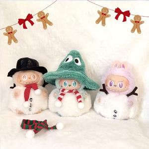 Clothing Only!Labubu Doll Clothing Christmas Snowman Series, doll clothing, cute, Christmas, gifts, surprises.