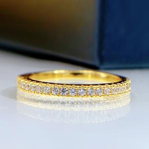 S925 Sterling Silver Full band Ring fashion jewelry accessory woman girl promise ring-300(50%)
