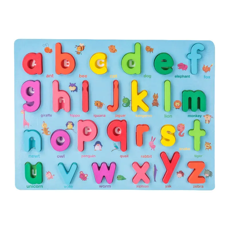 Wooden Toy Early Childhood Education Puzzle Kindergarten Grabbing Board 2
