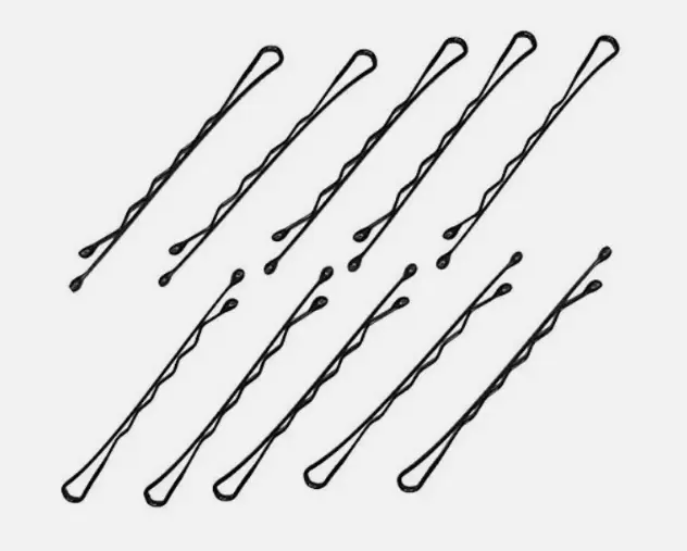 Pack of 12 Brown/Black Hair Grips Clips Bobby Pins - Must-Have for All Hair Colors 4
