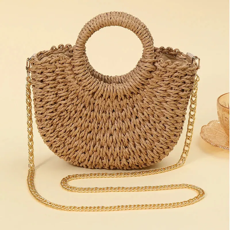 110cm Women Bag Aluminum Chain Color Retaining Gold Diy Simple Chain Metal Wrap Chain Underarm Shoulder Strap Replacement Strap 2