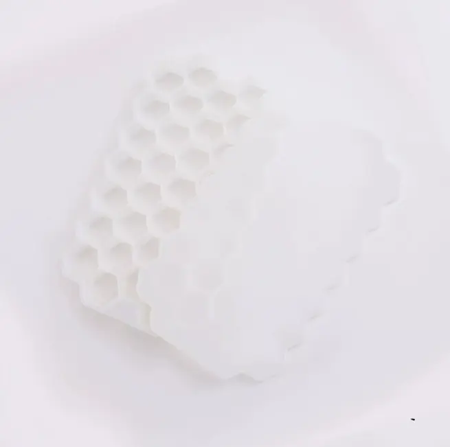Premium Ice Cube Trays, Silicone Ice Cube Molds with Sealing Lid, 74-Ice Trays, Reusable, Safe Hexagonal Ice Cube Molds, for Chilled Drinks, Whiskey, Cocktail, Food 8