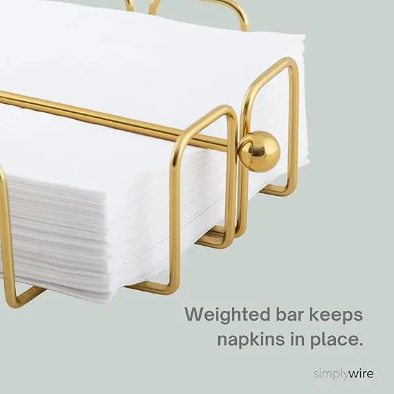 VEER DEAL Napkin/Serviette Holder with Weighted Bar 3