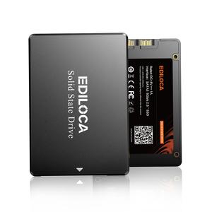 Ediloca ES106 SSD, Internal Solid State Drives, 2.5" SATA SSD 2TB, Up to 550MB/s, 3D NAND TLC, Compatible with Laptop & PC Desktop(ES106 Black)