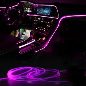 Car Interior USB Light, 1 Count Multifunctional Car Atmosphere Light, DIY Car Interior Decorative Light Strip For Car Decoration, LED Car Lights