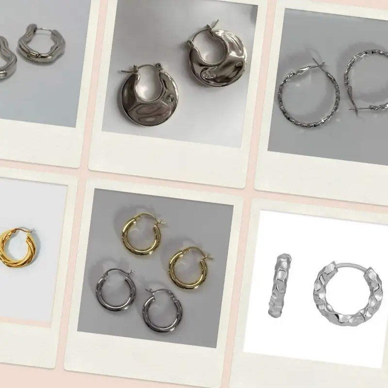 Plain hoops - various styles