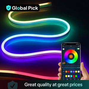 USB Powered LED RGB Color Changing LED Strip Light with APP Control, Ambient Light, Adjustable RGB Lighting for TV, Computer, Bedroom & Living Room, Night Lamp, Decorative TV Background LED Light Strips