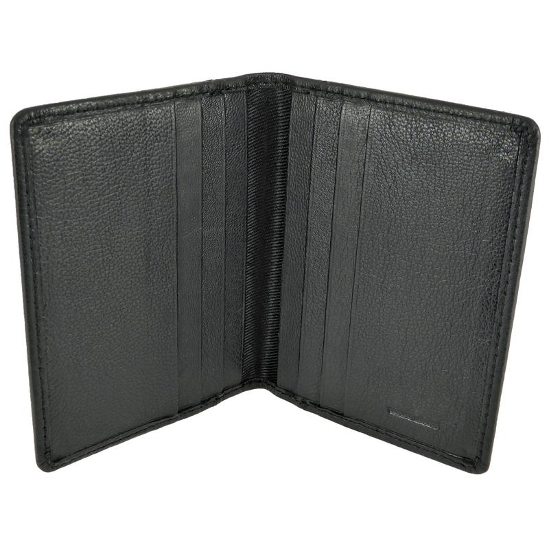 Slim Compact Card Holder Wallet RFID Real Leather 3